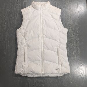 Down Feather Filled White Puffer Vest Mondetta Size Small